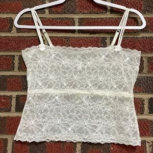 L'Intimates Lace Cropped Cami Women’s Size Large